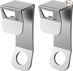 2 Packs Cooler Lock Bracket with Bottle Opener, Heavy Duty Metal Cooler Tie Down Compatible with Yeti/RTIC Coolers, Security Lock Bracket Cooler Accessories
