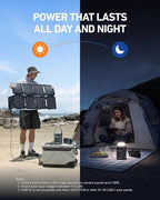 Anker SOLIX C300 DC Power Bank Station with Car Charging Cable, Outdoor 288Wh, Portable Power Station, LiFePO4 Battery, 300W Solar Generator, for Camping, Traveling, and Emergencies