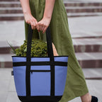Insulated Cooler Bag, Reusable Grocery Bags for Hot/Cold Food, Thermal Food Delivery Bag for Beach, Travel, Picnics