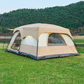 House Tent Large Tents for Camping Hiking Party,Multi-Family Tent with Mesh Windows,Sturdy Steel Poles,Waterproof Double Layer,Outdoor Tent Sun Shelter