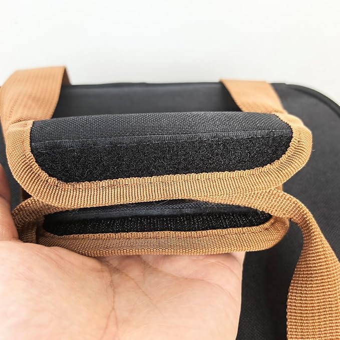 Insulated Lunch Box for Men Women Double Decker Lunch Bag Leakproof Camping Cooler Bag Durable Lunch Pail Work Beach Outdoor Trips Picnic Food & Drink Thermal Lunchbox, 14L (Black)