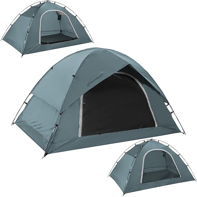 Camping Tent for 2 Person, 4 Person, 6 Person - Waterproof Two Person Tents for Camping, Small Easy Up Tent for Family, Outdoor, Kids, Scouts in All Weather and All Season by Clostnature