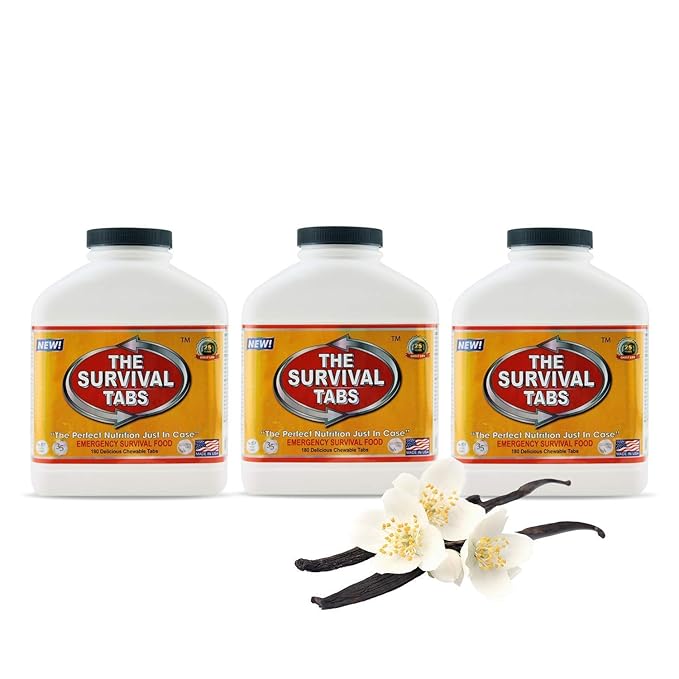 Emergency food supply vanilla 45 days none GMO gluten-free