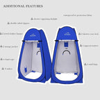 Your Choice 3.9x3.9x6.9FT Pop Up Privacy Tent, Large Portable Camping Changing Room with 2 Storage Pockets & 4 Sandbags, Outdoor Shower & Toilet Shelter for Beach, RV, Camping & Hiking
