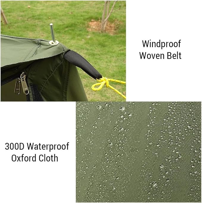 Waterproof Backpacking Tent Set Windproof 1/2 Person Tent Double Layer Camping Tents,Double Layer Tents