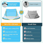 Baby Beach Tent, Pop Up Beach Tent Sun Shade for Beach, UPF 50+ UV Protection Sun Shelters for Infants with Carry Bag for Outdoor Travel, Camping(Blue)