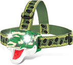 Dinosaur Headlamp for Kids Flashlight T-Rex LED Headlights Outdoor Toys Camping Essentials Gift for Boys Girls ages 3 4 5 6 7 8 9 10+ Years Old Toddlers Birthday Easter Halloween Christamas toy