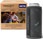 PHOOZY Insulated Can Cooler for Tall 24oz Cans with NASA-Inspired Technology - Patented Can Cooler That Keeps Drinks Cold 10x Longer - Lightweight for Outdoor Adventures - Black Camo