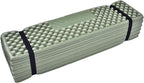Drfeify Mattress Foam Camping Mat for Outdoor Sports Egg Cell Shape Sleeping Pad for Camping Material (Green)