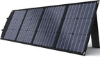 BALDR 120W Portable Solar Panel for Jackery/ECOFLOW/Flashfish/ROCKPALS Power Station Generator, Foldable Solar Cell Charger with USB Ports & PD Output for Camping, Off Grid Living. Black