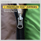 Ultralight Down Sleeping Bag with Pillow, 15F 32F 45F Sleeping Bag for Women,Men,Youth Backpacking,Hiking and Camping Outdoor with YKK Two-Way Zipper 680 FP Down