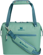 Stanley All Day Julienne Midi Soft Cooler Bag and Lunch Box 12 Quarts | 20 Can Cooler with Handles and Strap | Stays Cold for Hours | Insulated Travel Bag with Zipper | BPA-Free | Spring Green