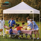 Eurmax USA Pop Up Canopy Replacement Canopy Tent Top Cover, Instant Canopy Top Cover ONLY,Bonus 4PC Pack Weight Bag (5x5,Burgundy)