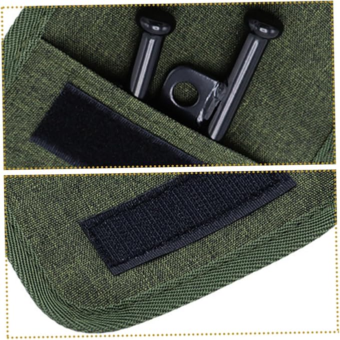 POPETPOP Ultralight Backpacking Tools Bag Tent Nail Storage Pouch Camping Accessories Oxford Tent Pegs Container
