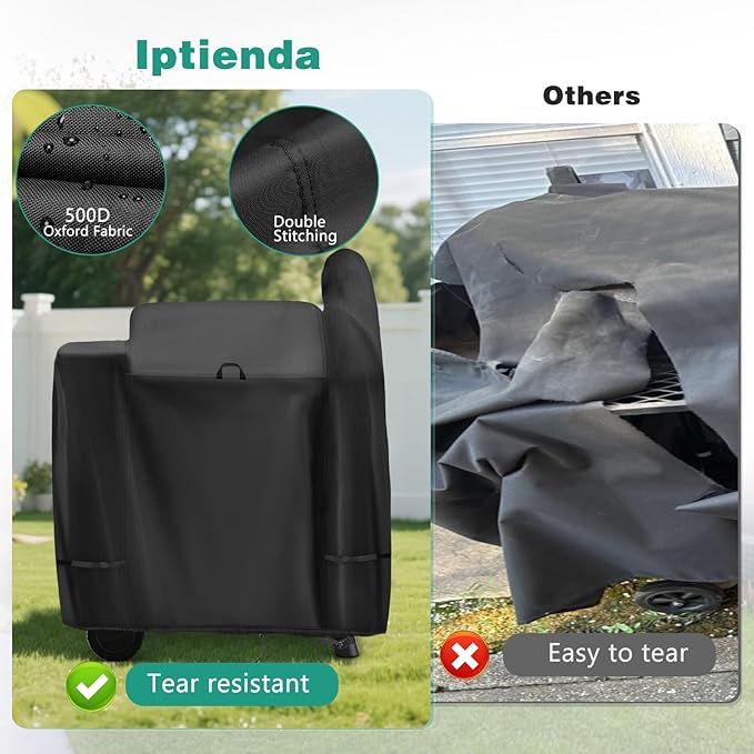 Grill Cover for Traeger Pro 22 Smoker Grill, 41inch Outdoor Grill Cover Waterproof for Traeger Pro 575 Pellet Smoker Grill-41 L x 27" W x 47" H
