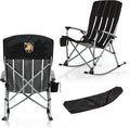 Picnic TIME NCAA Unisex-Adult NCAA Outdoor Rocking Camp Chair, XL Heavy Duty Camping Chair for Adults