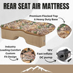 Pittman Outdoors - PPI CMO_TRKMAT AirBedz Rear Seat Air Mattress for Trucks and SUVs with Portable DC Air Pump, Realtree Camo