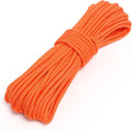Nylon Rope, 1/3 inch 50FT Nylon Poly Rope Utility Cord Strong Polyester for Camping, Hiking, Clothesline, Tie, Flag Pole, Marine, Swing Outdoor & Indoor (8mm Orange)