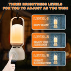 Camping Lantern with Speaker, Portable Rechargeable Outdoor Lantern, 11 Mode RGB Color Dimmable LED Night Light for Camping, Home, Party and Hiking