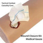 First Aid Advanced Quick Clot Combat Gauze - Flexible Hemostatic Gauze - to Stop The Bleed kit Faster Wound Packing with Quick Clotting Medical Gauze - Survival Kit Supplies - 3" x 12.5'