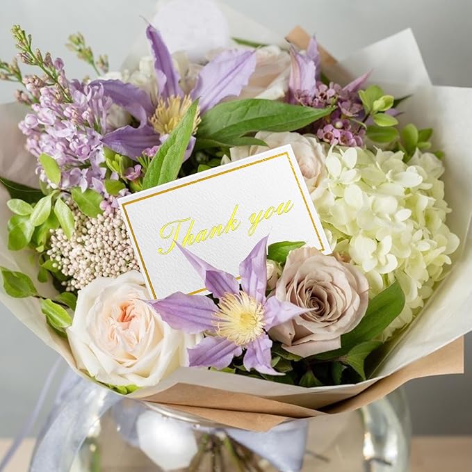 120Pcs Premium Place Cards, Small Table Cards with Gold Foil Border, 2" x 3.5" Tent Card, Escort Cards, Name Card, Wedding Place Cards for Wedding, Table, Dinner Parties, Seating Card