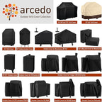 Arcedo Grill Cover Compatible with Pit Boss 440D, PB440d2, Rancher 700, 700D, 700S, 700SC, Camp Chef, Heavy Duty Waterproof Outdoor BBQ Smoker Wood Pellet Grill Cover