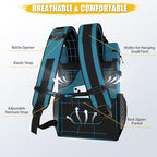 Backpack Cooler - AYAMAYA Upgrade Leakproof Cooler Backpack with Padded Top Handle, 40 Cans Large Waterproof Insulated Camping Coolers for Beach, Fishing, Picnic, Travel, BBQ