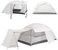 Triphyr Backpacking Tent with F-Nexus Extension 2-Person Combo, Attachable Extension Shelter, Lightweight 2 Person Tent for Backpacking Camping Hiking & Biking