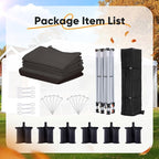 Quictent 10x20 Pop up Canopy with Sidewalls Easy up Canopy Tent Instant Shelter with Windows for Outdoor Event Party