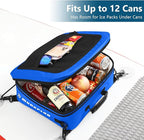 Waterproof PVC Paddleboard Cooler Deck Bag - 12 Can Soft Insulated Cooler for Paddleboarding, Camping, Kayaking
