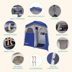 KingCamp Camping-Privacy-Shelters Camping Shower Tent with Shower Bag