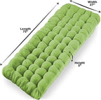 Zone Tech Camping Cot Mattress Pad Premium Quality Outdoor Comfortable Thicker Cotton Sleeping Cot Lightweight Waterproof Bottom Pad Mattress for Adult, Kid