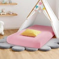 Kids Air Mattress Fitted Sheet Only Compatible with Intex Cozy Kidz, Light Pink Toddler Inflatable Mattress Sheets for Travel Camping Airbed & Sleepover Party