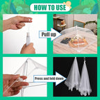 5 Pack Food Cover Tents, Food Covers for Outdoors, Mesh Cover, Reusable and Collapsible Outdoor Picnic Net for Parties Picnics, BBQs, Fruit Covers