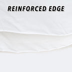 CARTMAN Finished Size 10x12 Feet 10 Mil White Heavy Duty Poly Tarp, Multipurpose Protective Cover, UV Resistant, Waterproof Poly Tarpaulin with Reinforced Edges Tarpaulin with Reinforced Edges
