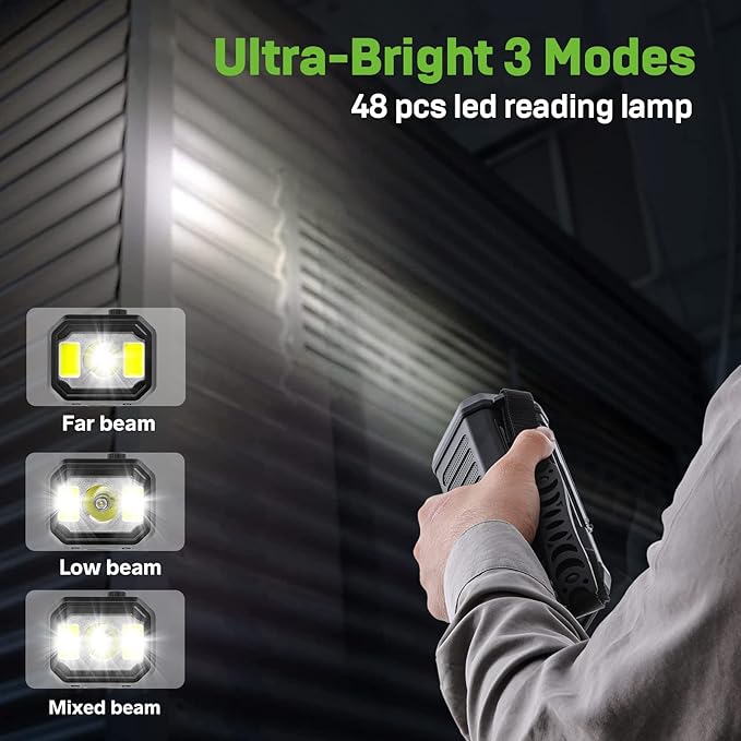 Emergency NOAA Weather Radio, 10000mAh/37000mWh, Solar Hand Crank Radio with AM/FM, Flashlight Reading Light, Rechargeable Battery, for Camping Safety & Survival Equipment Outdoor Emergencies