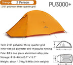 Naturehike 1/2 Person 3 Seasons Cloud Up Base Tent, Windproof [7-Level] & Rainproof [PU3000mm+] Camp Tent with Y Self-Supporting Structure for Camping Backpacking Hiking Trekking