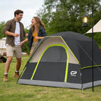 Tents for Camping 4 Person Tent Waterproof Windproof Double Layer Camping Tent, Easy Setup Dome Tent with Large Mesh Windows & Wider Door for Outdoor Camping & Hiking