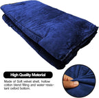 Sleeping Cot Pads (75" x 28") with Elastic Straps Portable for Outdoor & Hiking, Cotton Soft Thick Camping Cot Pad,Waterproof