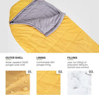 OneTigris Bushcrafter’s Sleeping Bags, Mummy Sleeping Bag for Camping Hiking Backpacking, Survival Gear