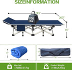 Camping Cots 2 Pack Sleeping Bed with Comfortable Mat Cots for Sleeping with Pad Heavy Duty Folding Cot 2 Person Sleeping Cot with Carry Bag Guest Cots for Adults Nap Vacation Outdoor Indoor Office