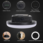 Portable Rechargeable LED Camping Lights for Hanging,Waterproof Outdoor Light,Super Bright Hanging Lanterns for Tents, Canopies & Outdoor Emergencies