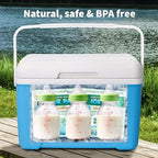 5 Packs Reusable Ice Packs for Lunch Boxes - 12+ Hour Cooling Ice Gel Pack for Camping, Beach, Office - Ice Packs for Cooler Bag, Cooler Backpacks