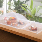 Food Covers for Outside - 1 Extra Large (40 x 25 in) & 4 Large (17 x 17 in) Food Tents/Food Covers for Outdoors Mesh Screen, Picnic Pool Party Supplies, Pop-Up and Collapsible