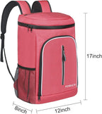 FORICH Soft Cooler Backpack Insulated Waterproof Backpack Cooler Bag Leak Proof Portable Small Cooler Backpacks to Work Lunch Travel Beach Camping Hiking Picnic Fishing Beer for Men Women
