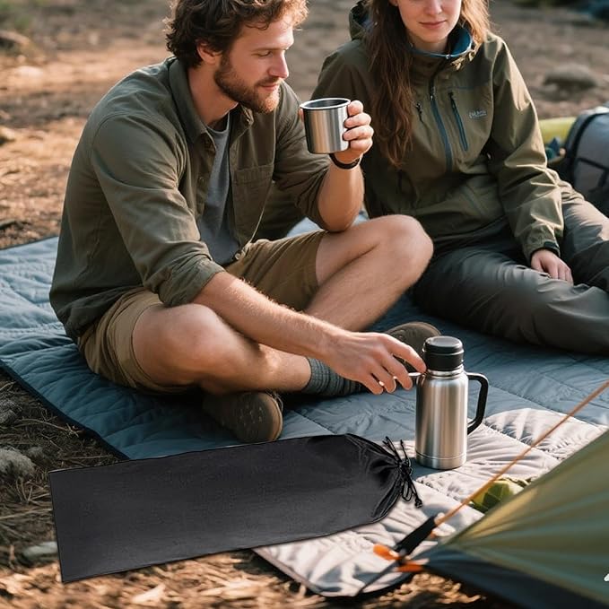 Nylon Storage Bag, Scratch Resistant Drawstring Carrier for Outdoor Activities, Multipurpose Fast Drying Bag with Oxford Cloth Material, Ideal for Camping Hiking Backpacking Tent Poles