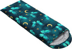 QOOMO Axolotl Cute Camping Sleeping Bags,3 Season Warm & Cool Weather,Lightweight,Waterproof Sleeping Bags for Adults & Kids,Traveling,and Outdoors