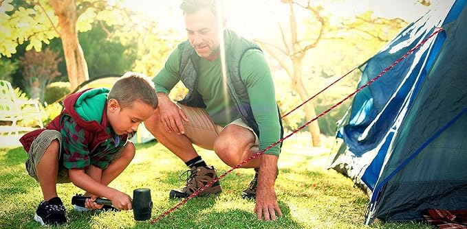 SteadMax 100 ft Poly Rope, Diamond Braided 1/4 inch Cord for Outdoors, Hiking, Camping, Heavy Duty Line, Polypropylene Multi Purpose Utility Cord, Clothesline Rope, Red (1 Pack)