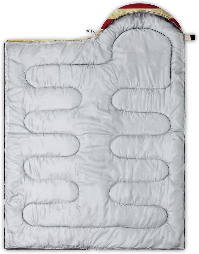 BSNTHO Camping Sleeping Bags,3 Season Warm & Cool Weather,Lightweight,Waterproof Sleeping Bags for Adults & Kids,Traveling,and Outdoors,Camping Gear Equipment