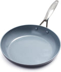 GreenPan Valencia Pro Ceramic Nonstick 12” Frying Pan Skillet, Hard Anodized PFAS-Free Cookware, Induction Ready, Compatible on All Cooktops, Eggs & Omelets, Dishwasher Safe, Oven Safe to 600F, Gray